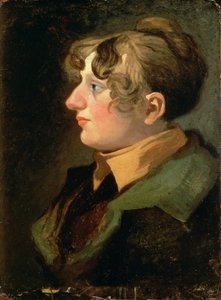 Retrato da Sra. John Vender Cotman (óleo no painço)
